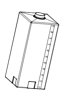 55 USG RECT UTILITY TANK 18"x18"x44"