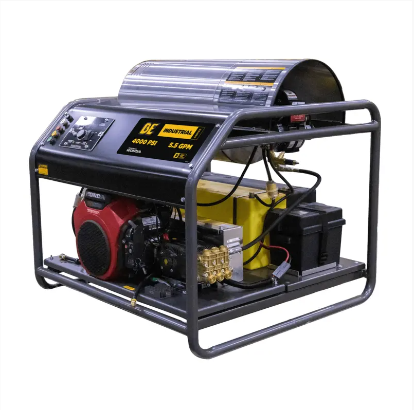4,000 PSI - 5.5 GPM Hot Water Pressure Washer with Honda GX690 Engine and AR Triplex Pump [HW4024HA12V]