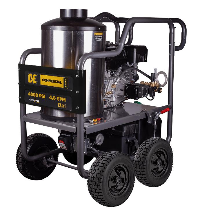 4,000 PSI - 4.0 GPM HOT WATER PRESSURE WASHER WITH  POWEREASE 420 ENGINE AND AR TRIPLEX PUMP [HW4015RA]