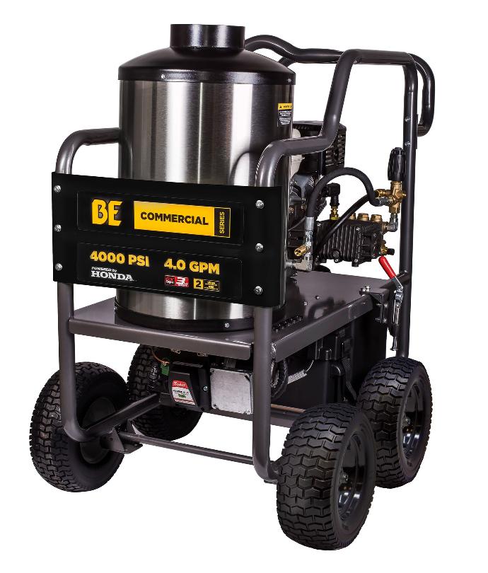 4,000 PSI - 4.0 GPM HOT WATER PRESSURE WASHER WITH  HONDA GX390 ENGINE AND GENERAL TRIPLEX PUMP [HW4013HG]