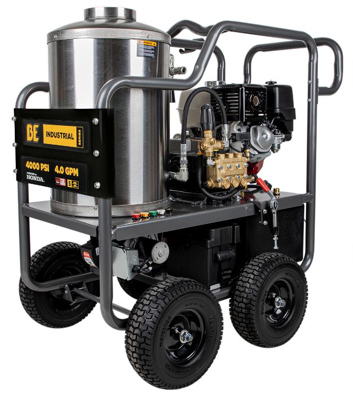 4,000 PSI - 4.0 GPM HOT WATER PRESSURE WASHER WITH  HONDA GX390 ENGINE AND GENERAL TRIPLEX PUMP [HW4013HBG]