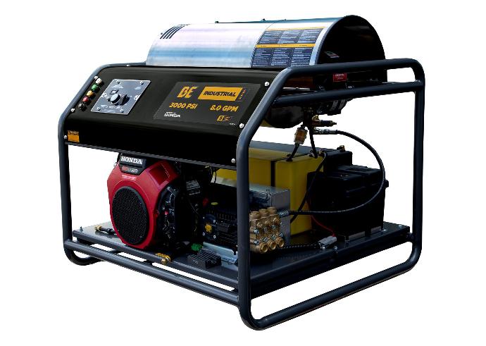 3,000 PSI - 8.0 GPM HOT WATER PRESSURE WASHER WITH  HONDA GX690 ENGINE AND GENERAL TRIPLEX PUMP [HW3024HG12V]
