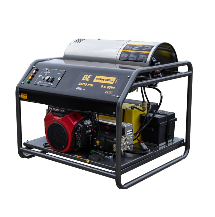 3,500 PSI - 8.5 GPM HOT WATER PRESSURE WASHER WITH HONDA GX690 ENGINE AND AR TRIPLEX PUMP [HW3524HA12V]