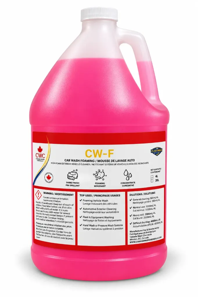 [300C] 4L - CW-F Car Wash Foaming – High-Foam Vehicle & Fleet Cleaning Detergent