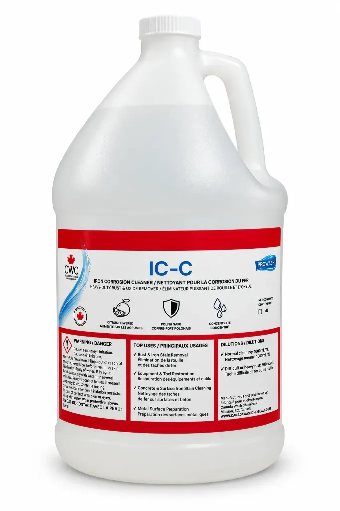 [414C] 4L - IC-C Iron & Corrosion Cleaner – Rust Remover & Iron Deposit Lifter