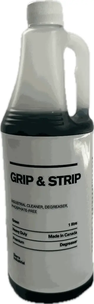 Grip & Strip® — Industrial Strength Alkaline Degreaser (Phosphate-Free; Canada Made)