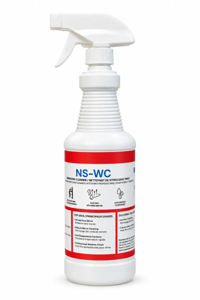 [913] 1L - NS-WC No Streak Window Clean – Professional Glass & Surface Cleaner
