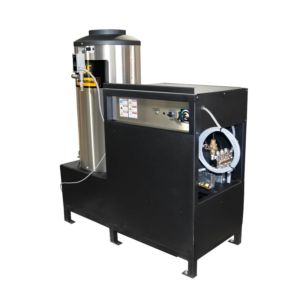 3,000 PSI 4.0 GPM Hot Water Electric Pressure Washer with 7.5 HP 460 Volt Baldor Motor and General Triplex Pump [643HD-3-460]