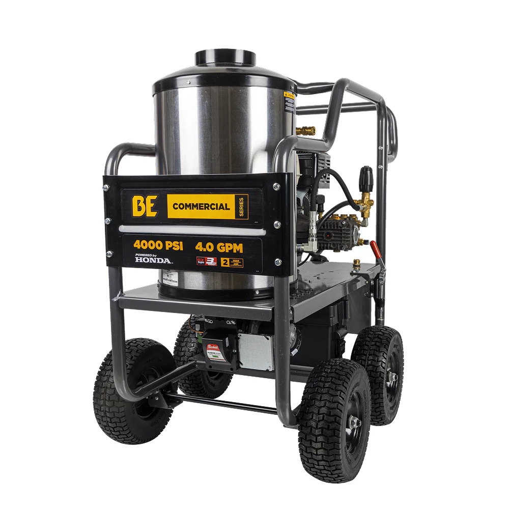 [HW4013HC] 4,000 PSI - 4.0 GPM Hot Water Pressure Washer with Honda GX390 Engine and Comet Triplex Pump [HW4013HC]