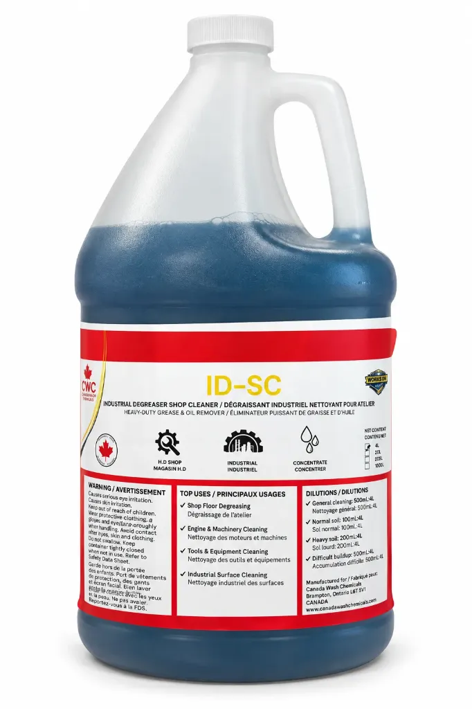 [553c] 4L - ID-SC Industrial Degreaser & Shop Cleaner High-pH Heavy Grease Remover