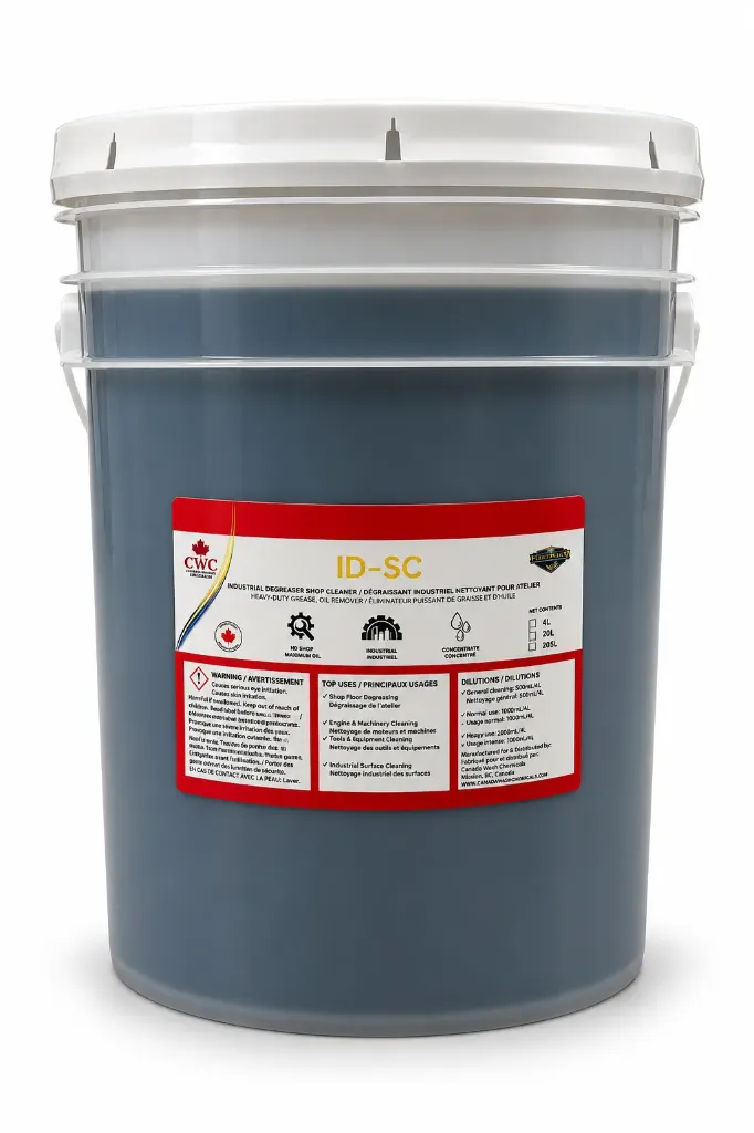 [553p] 20L - ID-SC Industrial Degreaser & Shop Cleaner High-pH Heavy Grease Remover
