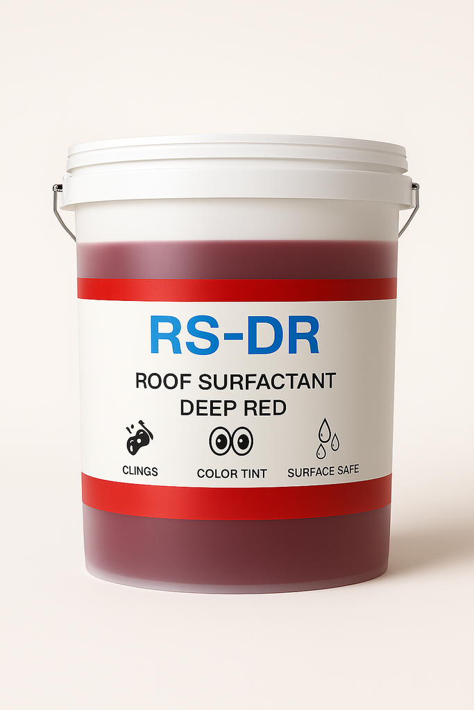 20L - RS-DR Roof Surfactant – Deep Red | High-Cling Soft Wash Additive