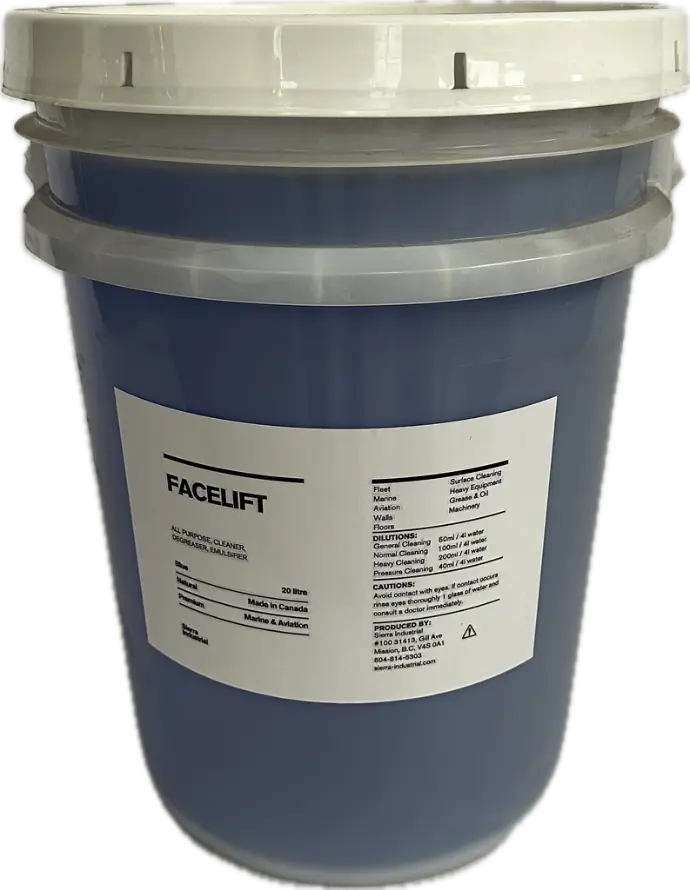 Facelift® — All‑Purpose Emulsifier Degreaser (Marine‑Safe & Canadian Made)