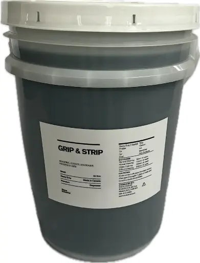 Grip & Strip® — Industrial Strength Alkaline Degreaser (Phosphate-Free; Canada Made)
