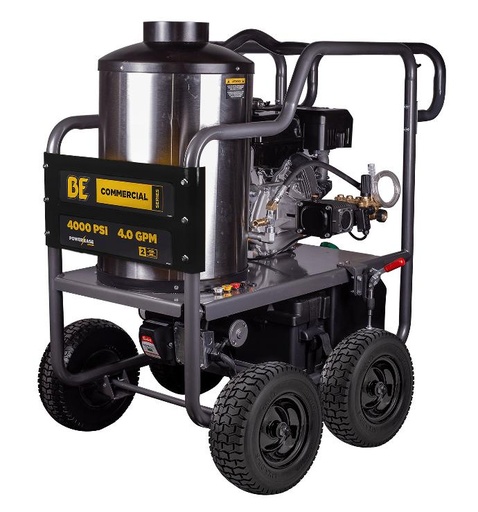 [HW4015RA] 4,000 PSI - 4.0 GPM HOT WATER PRESSURE WASHER WITH  POWEREASE 420 ENGINE AND AR TRIPLEX PUMP [HW4015RA]