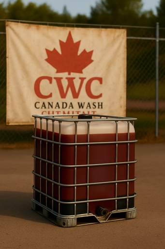 [980T] 1000L - RS-DR Roof Surfactant – Deep Red | High-Cling Soft Wash Additive